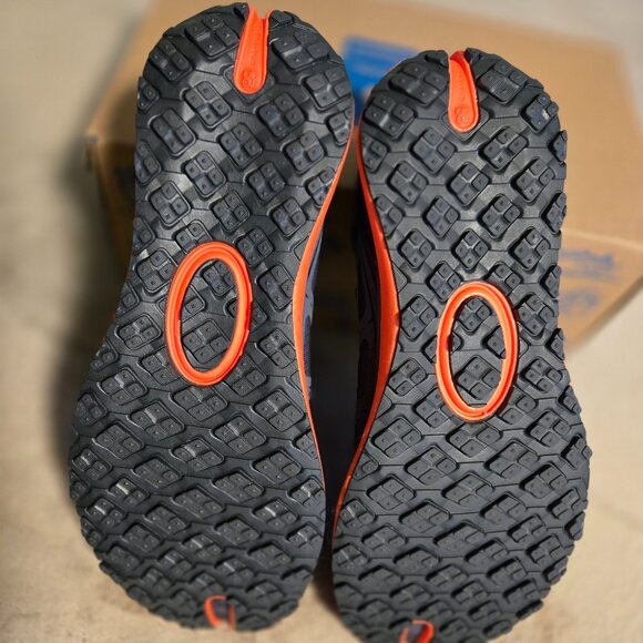 Brooks PureGrit 2 All Terrain Denim Ombre/Coral Split-Toe Trail Run Hiker 120133 - Picture 11 of 16